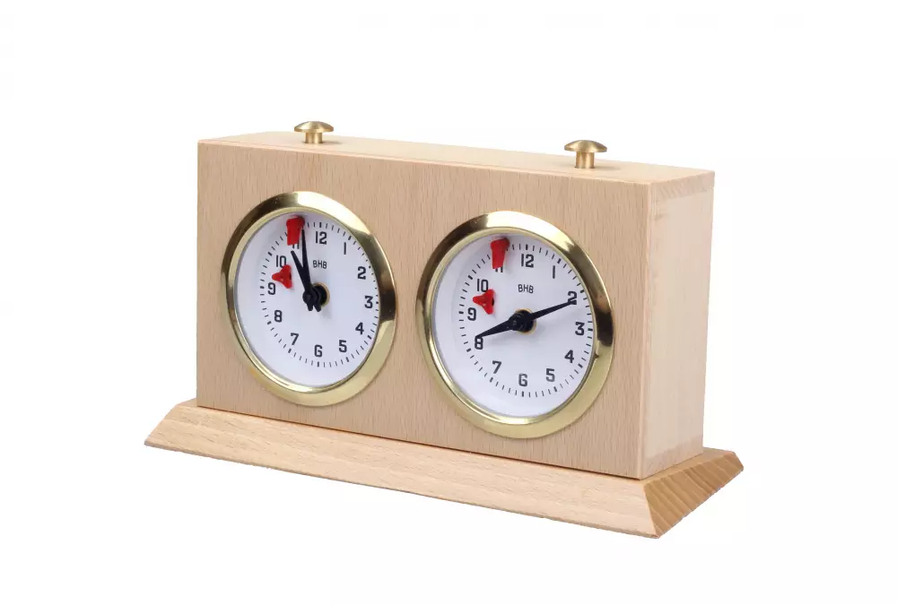 Reloj de madera BHB con soporte - pequeño